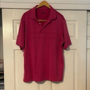 Walter Hagen Men's Pink Polo Shirt